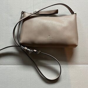 Kate Spade leather Taupe Crossbody Bag